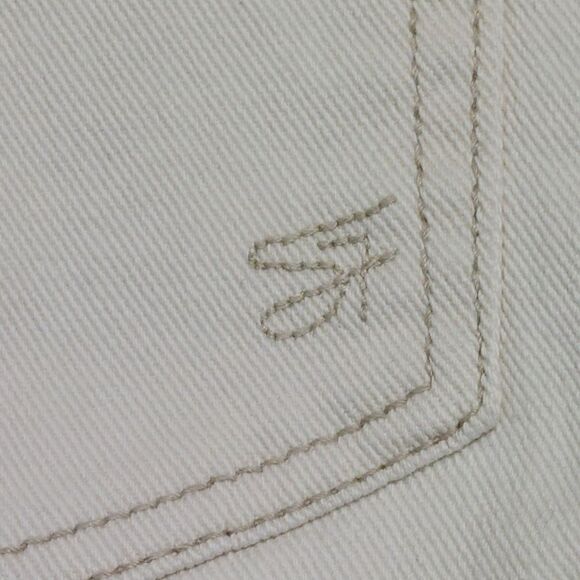 Seven 7 Women's Size 14 Slim Straight High Rise Jeans Bone Denim Stretch NEW! - Picture 6 of 13